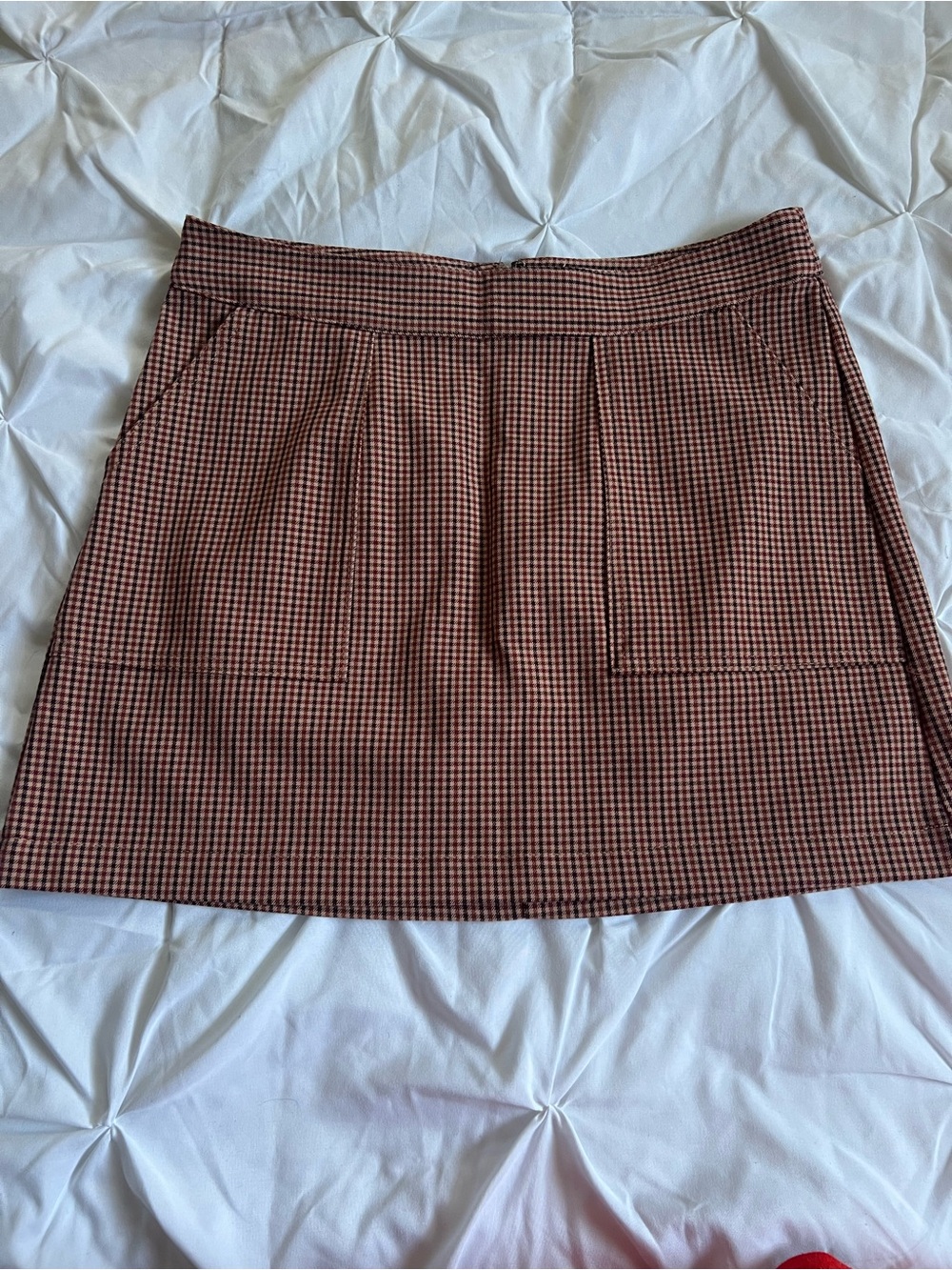 a new day Gingham Mini Skirt